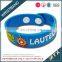 2D Design Soft PVC Wristband Bracelet