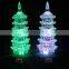 led acrylic tower christmas decoration light
