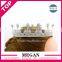 Bridal wedding prom princess rhinestone crystal circle crown Manufacturers