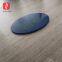 Custom tempered 3mm blue color silk screen printed round touch button glass panel