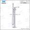 Top-end New design Luxury Solid Brass Chrome Finish Floor Stand Bath Filler Mixer Tap Freestanding Bathtub Faucets