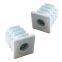 Round tube with nut plug Pipe plug stool pad Inline plug