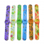 Silicone papa bracelet and pvc energy wrist strap for children's gifts