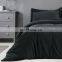 London Black And White 4Pcs Printed Washed Microfiber King Bedding Double Bedsheets Cover Set For Queen Bed