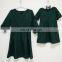 Mom And Me Deep Green Dress Mother Daughter Dresses Family Princess Matching Mother Daughter (this link for WOMAN)