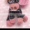 HQP-WJ012 HongQiang  Manufacturer wholesale chew tough brown grey beige pet dog plush rope toys