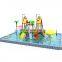 Outdoor or Indoor Swimming Pool With Fiberglass Slide, Children's Recreation Water House