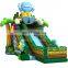 elephant themed kids palm tree inflatable water slide