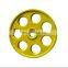 Body Exercise Weight Lifting Training Rubber Weight Plate With 7 holes