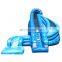 Thel Inflatable Tall Corkscrew Water Slide Commercial Blue Marble Curve Inflatable Slide With Pool
