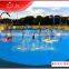residential spray park attraction for family recreation