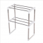 Stainless steel easy to assemble floor-standing shelf