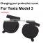 Charging Port Cover For Tesla Model 3 US/EU Version Waterproof Protection Covers