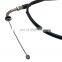 China wholesale motorbike spare part black color accelerator cable GN125 throttle cable for motorcycle