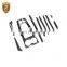 Dry Carbon Fiber Car Interior Trims Auto Parts For Au-di A3 10Pieces/Set Decoration Interior Accessories