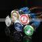 22mm Waterproof Metal Push Button Switch Momentary Latching LED Light Lamp Illumination 3-48V 100V 220V Car Auto Engine PC Start
