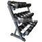 Wholesale Kinds Quality Three Layer Portable Dumbbell Racks Gym Vertical Standing Dumbbell Holder For Dumbbell Rack