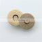 Hot Sale Eco-friendly Durable 18Mm 14Mm Magnetic Button Round Metal Snap Bag Button
