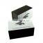 luxury customized folding clear packaging wig box with logo contact lenses design rose gold eyelash packaging box