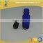 15ml Round Shape Blue Glass Essential Oil Bottle