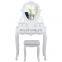 Solid Wood 4 Drawer Dresser Cosmetic Make Up Dressing Table Furniture