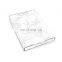 Black Acrylic Serving Tray Plastic Large Vanity Tray Coffee Table Tray with Handles