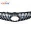 GT style car front bumper grille for Mercedes Benz CLS class W218 facelift 2015-2018 AMG package Silver