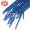 hot selling solid color polyester drawstring with shoestring aglet tips TPU plastic aglet cord