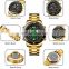 Skmei 1670 Luxury Steel Men Electronic Wrist Watch LED Analogue Luminous Digital Sport Watches