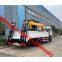 factory sale best price dongfeng brand RHD 6.3T mobile cargo truck with crane for sale