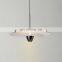 latest Italian nordic minimalist design black led hanging light for restaurant bar dinning room hotel modern ceiling chandeliers