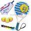 Custom Smile Beach Tennis Paddle Racket for Kids Children Teenagers