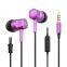 Dairle metal in-ear heavy bass earphone with universal volume control