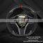 High Quality Genuine Alcantara leather racing steering wheel for Tesla Model 3 Y Matte/Gloss Carbon Fiber Steering Wheel
