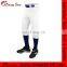 OEM Customized classic Baseball Pants uniform 100% polyester striped baseball jersey uniform