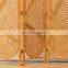 Hot Sale Vintage Rattan Screens and Room Dividers 3 panel cane partition foldable rattan room divider, Vietnam Manufacturer
