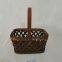Wholesale  Square Shaped wood Chip Basket For flower Garden Basket