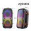 JQS4402 portable 25W power 2*4 inches subwoofer wireless OEM bluetooth speaker with colorful lights