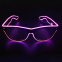 Party Decorations Customization Light up Dark Lens Sunglasses LED Party Glow Glasses