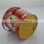 fashion high quality paint bucket tin boxes for food canning