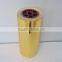 50mic Matt golden PET self adhesive paper in Roll offset printing