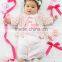 Japan wholesale high quality cute 2 way baby girl clothes with cardigan