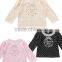Japanese baby top manufacture printed 100% cotton fabric blouse wholesale girl cute toddler t shirts infant clothing kids wear