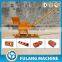Fu Lang FL1-40 manual clay interlock brick making machine
