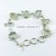Classy Design Aquamarine Silver Bracelet, Handmade Silver Jewellery, Online Silver Jewellery