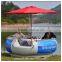 Lake boat with electic motor