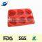Custom made silicone human heart baking cake mold