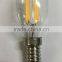 HOT SALE ! E14 LED candle bulb non-dimmable, high quality, clear glass, 2W / 4W