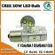 30W 600LM Super Bright Car LED Bulb 1156 BA15S CR 30W Turn Signal Light