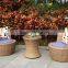 Rattan garden furniture